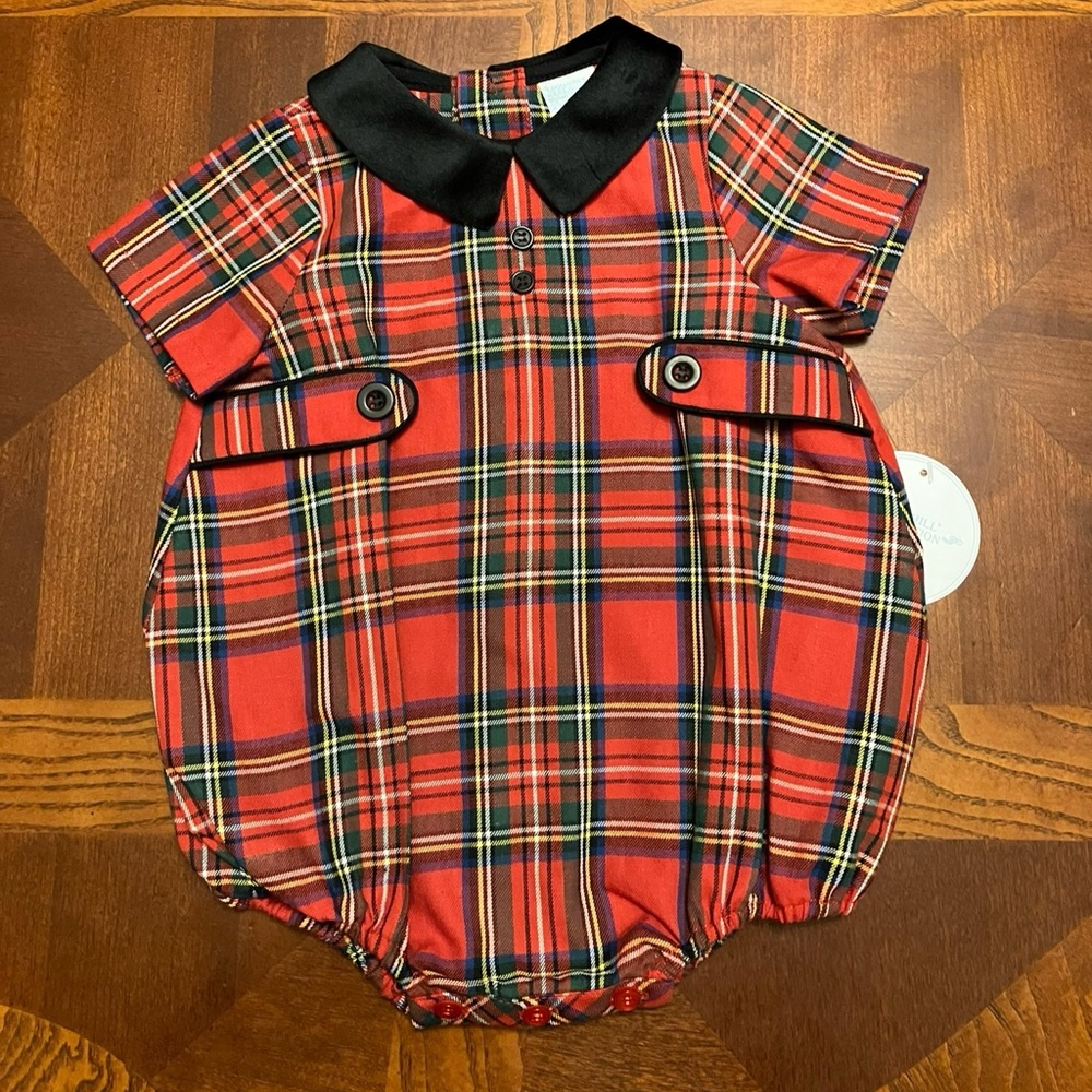 NWT EdgeHill Collection Boy’s Plaid Bubble. 3M Sfpf. $30